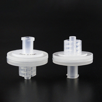 Filtre à seringue double Luer Lock en nylon de 20mm, 0,45 um, pour la préparation d'échantillons HPLC 100pcs/pk