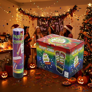 Cannone Sparacoriandoli EB Party Popper 8 pezzi per Gender Reveal, Diwali, Capodanno, Laurea, Halloween, Natale - Product Image 2