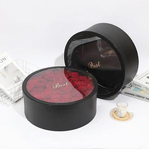 Bouquet di rose regalo di grandi dimensioni scatola di fiori rotonda <span class=keywords><strong>regali</strong></span> <span class=keywords><strong>speciali</strong></span> <span class=keywords><strong>per</strong></span> <span class=keywords><strong>san</strong></span> <span class=keywords><strong>valentino</strong></span> e matrimoni - Product Image 6