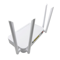 4 Antena F668V Xpon Onu Dual Band AC Wifi 4GE Port LAN 2.4G&5G Wifi ONU CATV Mendukung OMCI Modem GPON/EPON