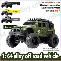 Mini Coche Todoterreno RC de Control Remoto, Modelo de Aleación Bigfoot Wrangler, Juguete Eléctrico para Niños