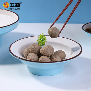 Imitation Porcelain Rectangular <b>Plate</b> For Hot Pot Side Dishes Restaurant Hotel Use Thickened Melamine Tableware - Product Image 5
