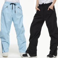 Pantalon de ski coupe-vent imperméable pour hommes et femmes-Pantalon d'hiver chaud et respirant pour le ski et le snowboard Sac inclus