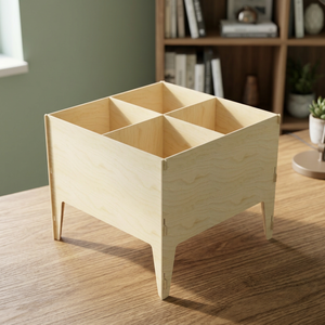 Miglior Portapane da Terra Autoportante Preassemblato Moderno Prodotto in Italia in Legno di Betulla Certificato FSC 12mm di EUROSUD CATALDI - Product Image 3