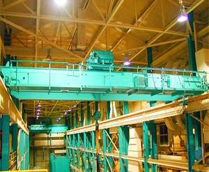 Pont roulant à double poutre pour l'usine sidérurgique, manutention de matériaux, prix d'usine, pont roulant à double poutre avec commande à distance en cabine - Product Image 3