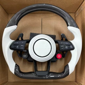Volant en cuir complet YLD <span class=keywords><strong>S</strong></span> <span class=keywords><strong>Line</strong></span> pour <span class=keywords><strong>Audi</strong></span> <span class=keywords><strong>A1</strong></span> A3 A4 A5 A6 A6L A7 A8 Q3 Q5 – Modification automobile - Product Image 1