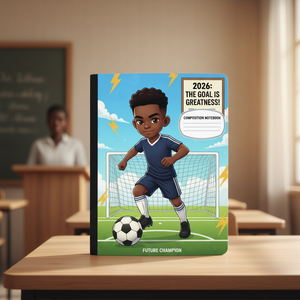 Carnets <span class=keywords><strong>de</strong></span> notes A6/B5 à couverture rigide pour l'école, 200 pages, personnalisables avec votre logo, sur le thème du football et des sports pour garçons – Fort potentiel <span class=keywords><strong>de</strong></span> profit - Product Image 1