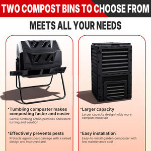One99 Factory Direct 300L Plastique <span class=keywords><strong>Compost</strong></span> Bin Outdoor Worm Composter <span class=keywords><strong>pour</strong></span> commandes en gros Solution efficace de recyclage des déchets organiques - Product Image 4