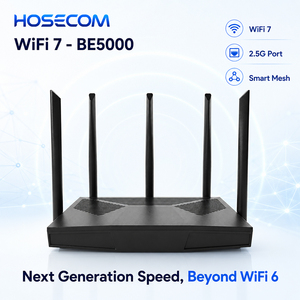 <span class=keywords><strong>Router</strong></span> WIFI 7 de Alta Velocidad BE5000 OpenWrt 5G 2.4G de Doble Banda con Funciones VPN y Mesh de Triple Banda (Similar a <span class=keywords><strong>TP</strong></span>-<span class=keywords><strong>Link</strong></span>) - Product Image 1