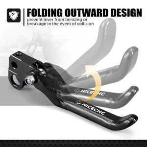 NICECNC para Surron Light Bee X S L1E 2024 Sur Ron partes Segway X160 Segway X260 palancas de freno delanteras y traseras plegables bicicleta eléctrica - Product Image 3
