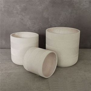 Macetas Ovaladas de Fibra de Vidrio de Gran Tamaño para Jardín, Macetas para Plantas de Interior - Product Image 4