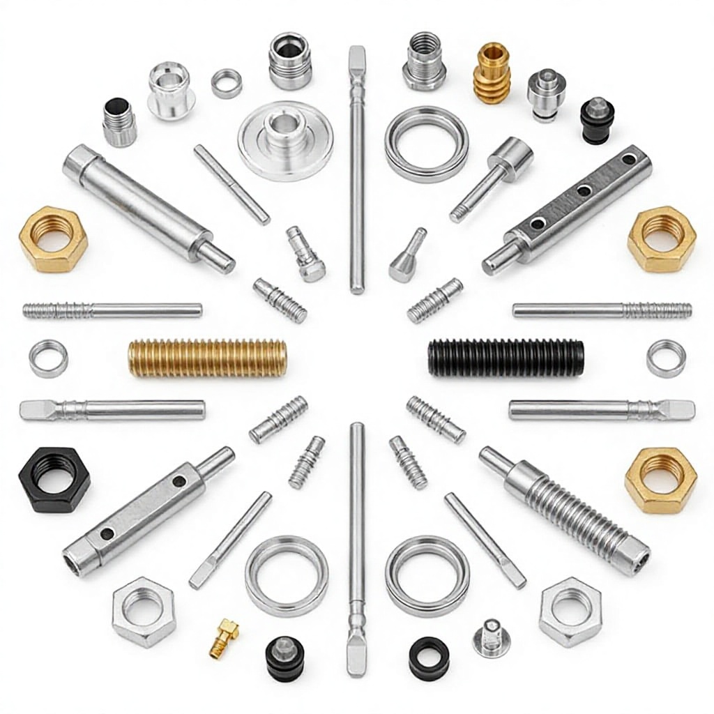 High Precision CNC Machined Stainless Steel for Industrial Hardware Precision Shaft Parts ISO9001 Certified 1 Piece MOQ