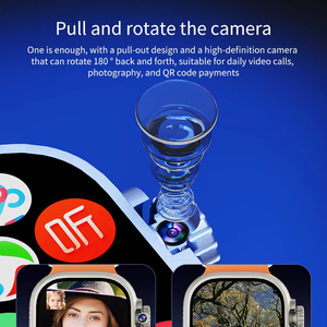 Dw100 Pro Nâng Cấp Với Vân Tay Mở Khóa 4G Smartwatch 3 + 32GB Sim Thẻ 200W Xoay Máy Ảnh Miễn Phí Tải Về Phiên Bản Toàn Cầu - Product Image 3