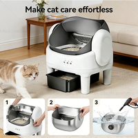Litière pour chat Elecpet 2026 XXXL en acier inoxydable 304, sortie par le haut, autonettoyante, contrôle des odeurs, Arenero Inteligente Autolimpiable OEM