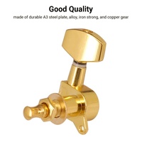 Gold Acoustic Electric Guitar Semicircle Handle Sealed Tuning Pegs Tuners Guitar Machine Heads