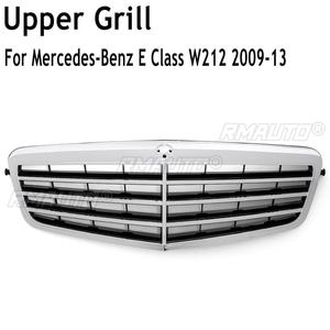 Parrilla Delantera Superior Cromada Plateada para Mercedes Benz Clase E W212 E200 E260L E280L E300L E320L 2009-2013, Marca RMAUTO - Product Image 3