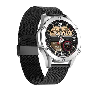 2021 Ck31Smart Watch Body Temperature Watch Heart Rate Tracker Full Touch Round Screen Business Sport Watches Men