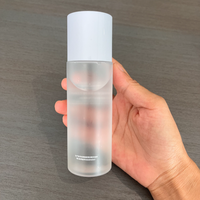 Adecuado para el Cuidado Facial y Envases Cosméticos, Botella de Plástico PET Vacía de 100ml/120ml/150ml con Tapa Esmerilada para Tónico/Essence