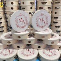 Tambourin en bois de 6 pouces pour église, instrument de musique portable, personnalisé, idéal pour mariage, cadeau pour adulte, vente en gros