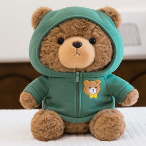 Di alta qualità in cotone orsacchiotto di peluche di peluche personalizzato con cappuccio carino peluche giocattolo nuovo cartone animato <span class=keywords><strong>Anime</strong></span> ispirato regalo di compleanno - Product Image 5