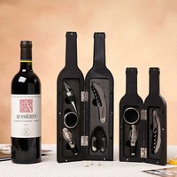 BR Bán Chạy Nhất Bar Phụ Kiện 5 Cái Công Cụ Rượu Vang Đặt Chai Hình Bộ Quà Tặng Bộ Mở Rượu Vang