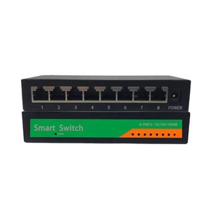 Lixinc Gigabit 8 Cổng 10/100/1000Mbps Mạng Chuyển Đổi Kim Loại Đa Chức Năng Thông Minh Máy Tính Để Bàn Chuyển Đổi Với <span class=keywords><strong>QOS</strong></span> Chức Năng bom - Product Image 1