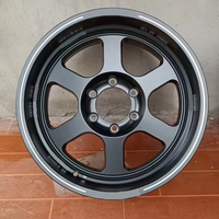 Llantas de aleación negras de 18x9 PCD 6x139,7, nuevo diseño todoterreno, 4x4, pedido mínimo de 4 piezas
