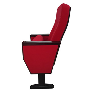 เก้าอี้หอประชุมสีแดงมีที่วางแขนสำหรับโรงภาพยนตร์ ห้องบรรยาย - Product Image 5