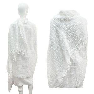 100% Bông Lưới Mô Hình Thiết Kế Hồi Giáo Cầu Nguyện Ihram Hajj Khăn - Product Image 2