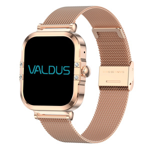 VALDUS Support <span class=keywords><strong>de</strong></span> surveillance <span class=keywords><strong>de</strong></span> la pression artérielle Écran SOS AMOLED Montre intelligente NFC Collect Code Calculator VL52 PRO Montre intelligente pour femme - Product Image 6