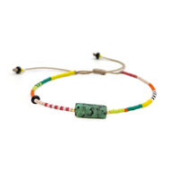 Bracelet tendance fait main pour femme, style bohème, avec perles Miyuki, chaîne empilée, perles délicates et motif géométrique à billes