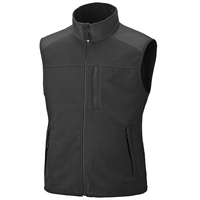 Chaleco de terciopelo de doble cara de lana transpirable cómodo para hombre de fabricante, trajes de invierno bordados con logotipo personalizado liso sin mangas