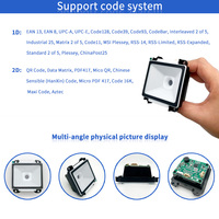 Módulo de Escáner de Código de Barras Integrado USB ECodeSky EMT8021A de Bajo Precio, Lector de Códigos QR para Teléfono Inteligente, en Existencia