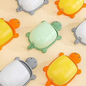 Turtle Shaped Storage <b>Box</b> Wall Mounted Punch Free For Bathroom Bedroom Phone Toothbrush <b>Makeup</b> Tools Orange Yellow White Gray - Product Image 1