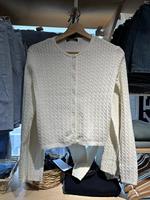 Eleganter Damen-Cardigan mit Rundhalsausschnitt, Zopfmuster, langen Ärmeln, Bindegürtel, Tunika-Stil, lässige, lockere Passform für Herbst und Winter
