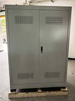 Stabilisateur de tension industriel triphasé SBW haute puissance 500 kVA avec AVR en cuivre, écran LCD, large plage de tension 380 V pour atelier