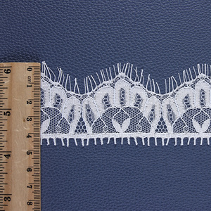 Non extensible blanc cils mince petit ruban de garniture en dentelle pour ourlet manchette soutien-gorge de sous-vêtements sexy - Product Image 5