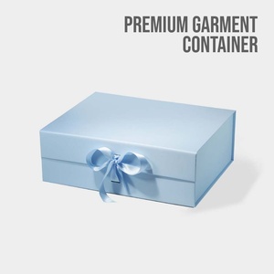 Bee Elevate Brand Recognition Luxury Apparel Packaging Matte Black Magnetic Gift <b>Box</b> with Ribbon - Product Image 3