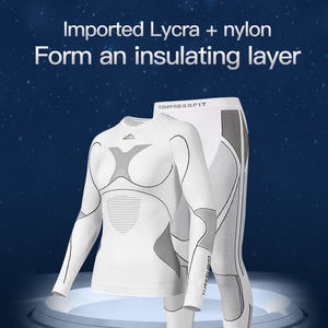 Completo Sportivo a Compressione da Uomo Abbigliamento da Sci per Uomo e Donna Intimo Funzionale ad Asciugatura Rapida per Allenamento - Product Image 3