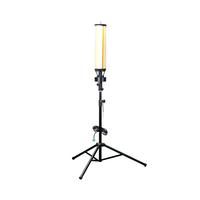 Projecteur LED 360W IP65 à lumière froide, portable et robuste, avec trépied, angle de faisceau 360° pour atelier