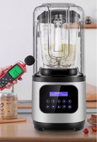 Mixeur Commercial Silencieux Industriel 8003A 2 L 9540 Moteur 22000 tr/min, Broyeur à Glace, Robot Culinaire, Licuadora Comercial, Blender Insonorisé