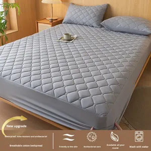 Protège-matelas matelassé imperméable anti-urine, pièce unique, avec coton ajouté, épaissi, anti-poussière, pour la maison - Product Image 5
