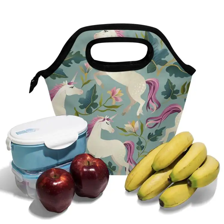 Yaşam tarzı çocuklar için küçük soğutucu çantalar özel Logo alüminyum folyo  yalıtımlı öğle yemeği çantası