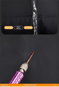 Sac à dos imperméable portable grande capacité intelligent pour étudiants, école, voyages d'affaires, hommes et femmes # Sac à dos décontracté pour ordinateur portable 39S avec port USB - Product Image 3