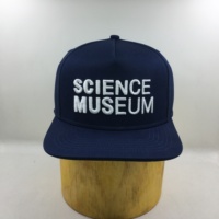 Casquette Snapback Structurée 5 Panneaux Brodé Musée Scientifique Tendance, Visière Plate, Réglable, 100% Coton, Style Hip Hop Décontracté Extérieur