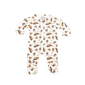 ชุดเสื้อผ้าเด็กชุดวันซี่แขนยาวไม้ไผ่ - Product Image 2