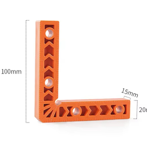4x4 pollici 90 L posizionatore ad angolo retto 90 gradi pietra piastra di giunzione fissatore angolo rettilineo righello codice di lavorazione del legno scriba - Product Image 1