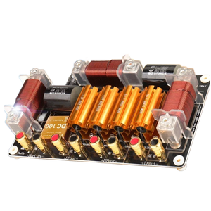 Divisor de Frecuencia de Audio de 2 Vías AK3628 Gertsound, <span class=keywords><strong>Crossover</strong></span> de Cobre para Altavoces, Compatible con Altavoces de 15-18 Pulgadas, 1200W, Agudos/Doble Bajo - Product Image 1