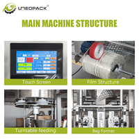 Machine d'emballage rotative à grande vitesse 420Z à 4 soudures latérales pour bonbons, haricots, épices, friandises pour animaux de compagnie – Machine automatique de remplissage et de scellage de sacs