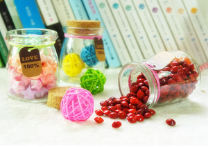 Wholesale 50ml 100ml 150ml <b>200ml</b> Mini Yogurt 7 oz Wooden Spoon of clear Pudding Jar Glass Yogurt Jar With Cork Lids - Product Image 3